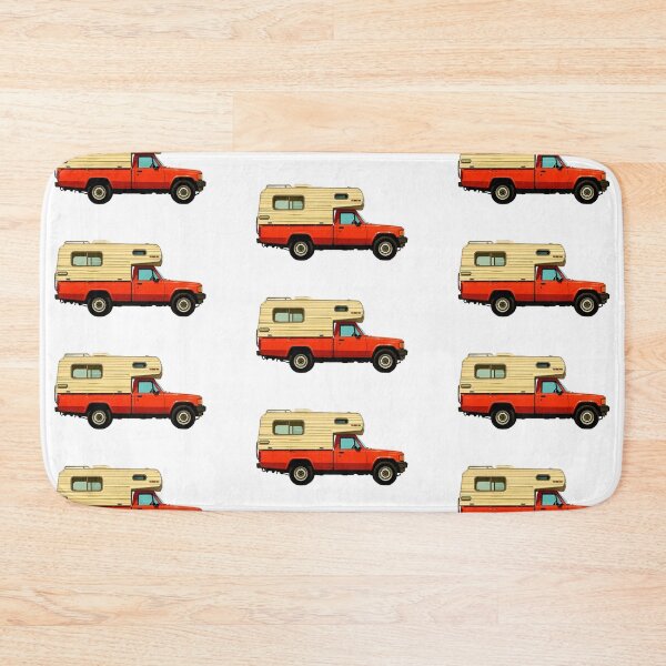 Item preview, Retro Camper Truck Illustration designed and sold by tomkaz77studio.