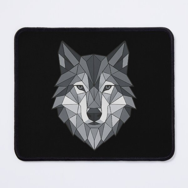 Item preview, Geometric Wolf Art – Modern Polygon Design designed and sold by Nuvijo.