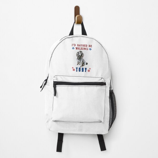 Item preview, I'd Rather Be Walking "Your Pet's Name Here" - Red, White, And Blue OR Your Color Choices designed and sold by livingjoyfully.