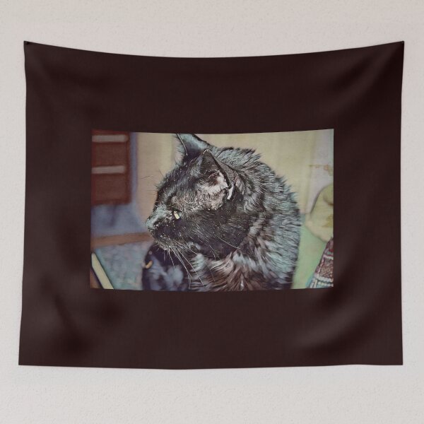 Item preview, Zombie Goth Johnny the Barn Cat designed and sold by Bobthebug.