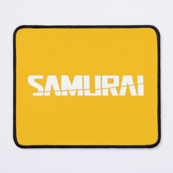 Item preview, SAMURAI Cyberpunk vibe White Logo – Distressed Typography Design designed and sold by Neon Nightmare.