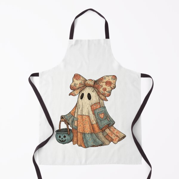 Item preview, Cute Patchwork Ghost Floral Bow Halloween Costume Women designed and sold by soukyshop.