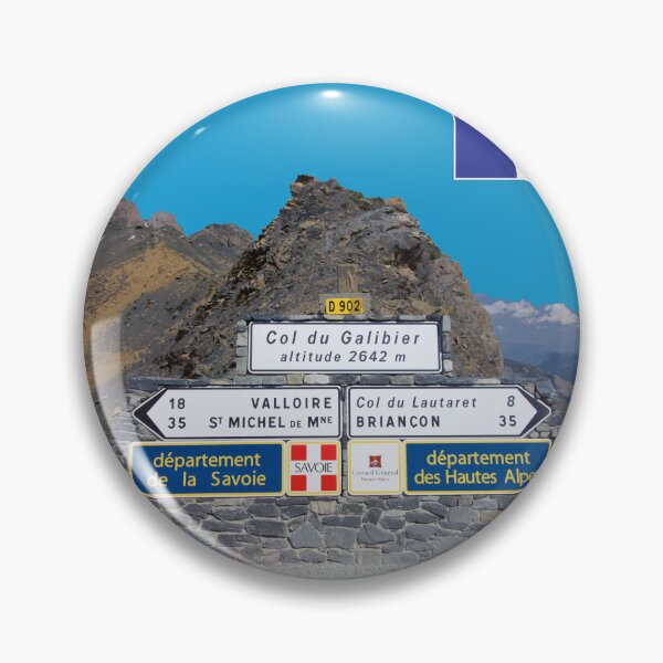 Item preview, Col du Galibier Alps France montain pass designed and sold by sticket-travel.