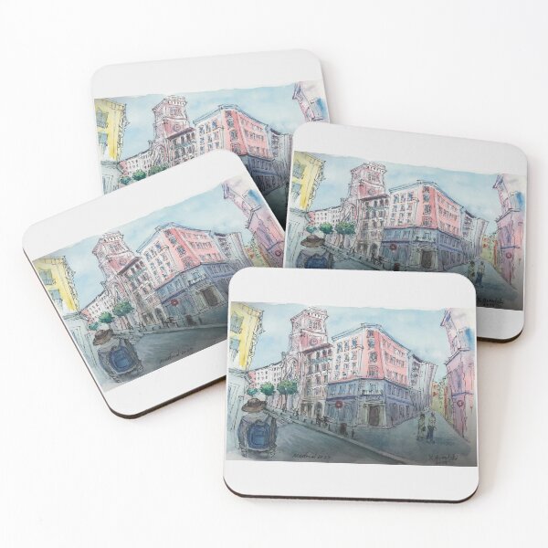 Item preview, Street of Madrid  designed and sold by Julia's Print Studio .