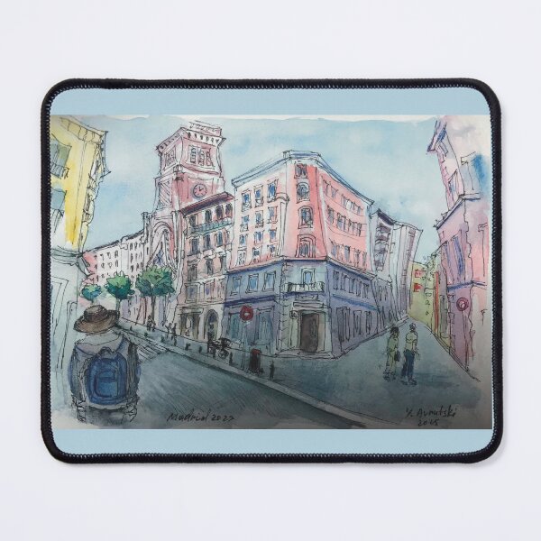 Item preview, Street of Madrid  designed and sold by Julia's Print Studio .
