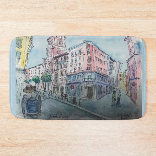 Item preview, Street of Madrid  designed and sold by Julia's Print Studio .