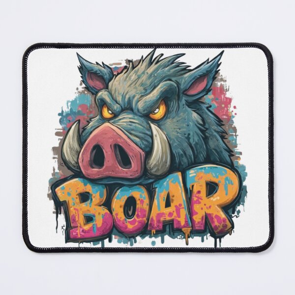 Item preview, Wild Boar – Graffiti Street Art Animal Design designed and sold by AlexLineArt.