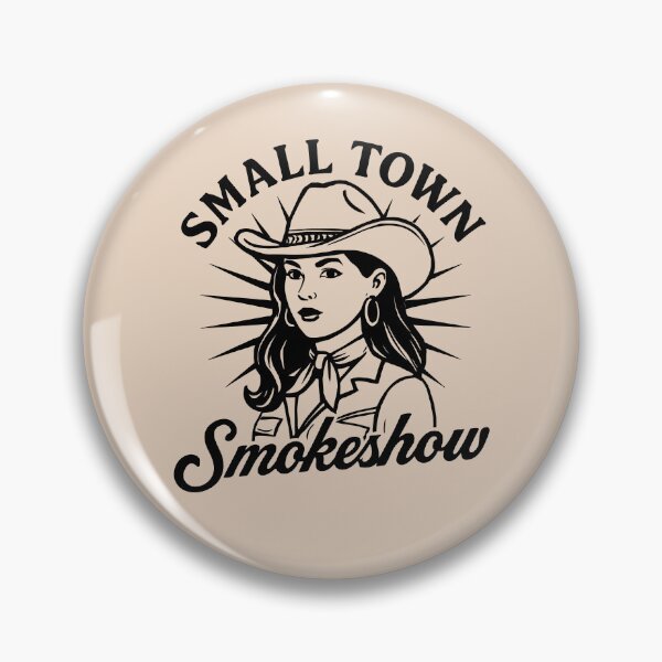 Item preview, SMALL TOWN SMOKESHOW - Vintage Country Western Southern Girl - Black designed and sold by Darling DeDe.