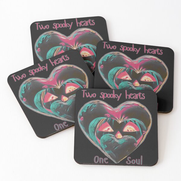 Item preview, Two spooky hearts, One soul .Bring a touch of mystery, love and magic into your life with this unique design. designed and sold by Creative-Sanc.