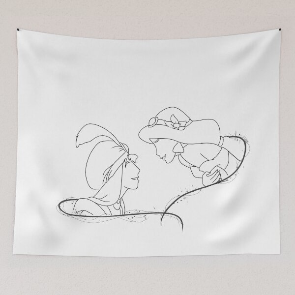 Item preview, Aladdin and Jasmine designed and sold by anastasijasstore.