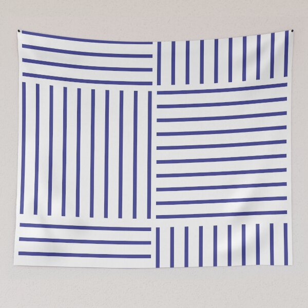 Item preview, Minimal Blue Stripes designed and sold by nileshkikuchise.