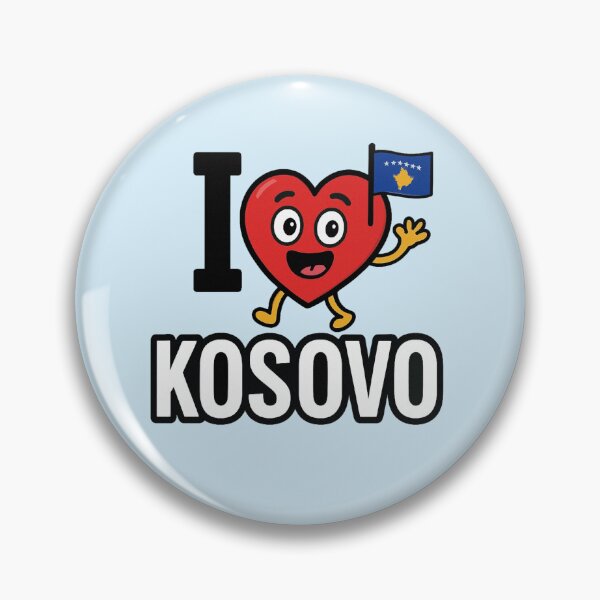 Item preview, I Love Kosovo Heart designed and sold by Myra365Art.