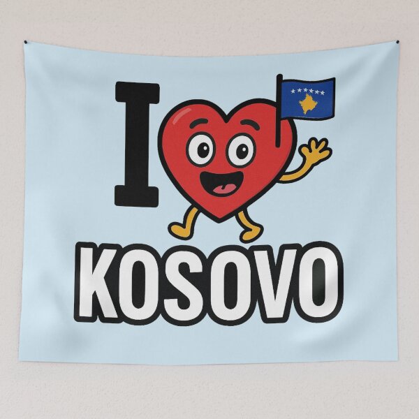 Item preview, I Love Kosovo Heart designed and sold by Myra365Art.