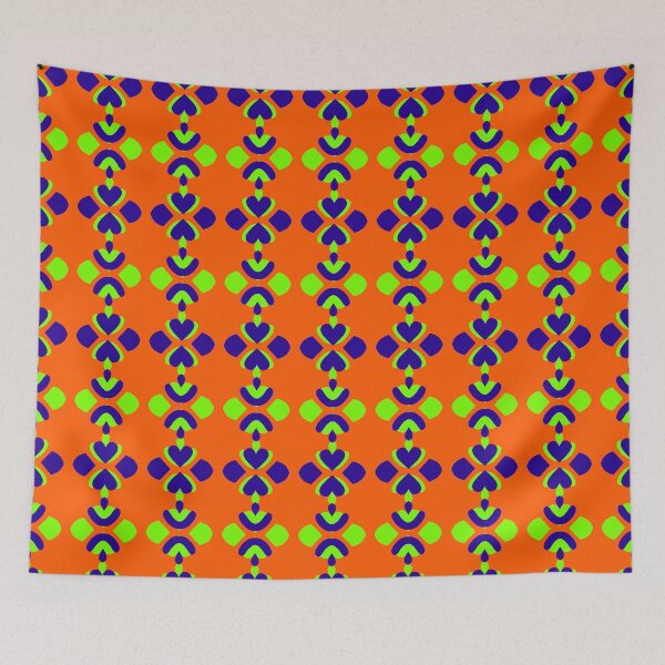 Item preview, Halloween Hearts Pattern Seamless Repeat designed and sold by Sharon Schwalbe.