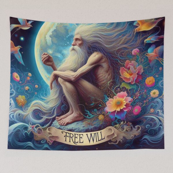 Item preview, Free Will. Inspiration by William Blake designed and sold by Myra365Art.