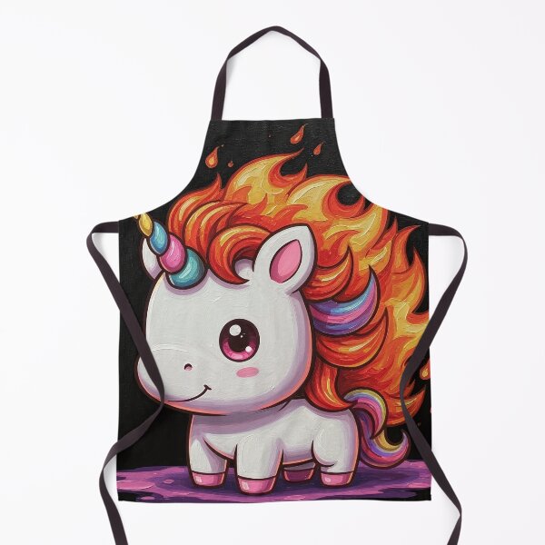 Item preview, Fire Chibi Unicorn designed and sold by LilithsDesires.