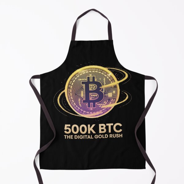 Item preview, BTC 500k the digital gold rush, bitcoin crypto designed and sold by NoetherSym.