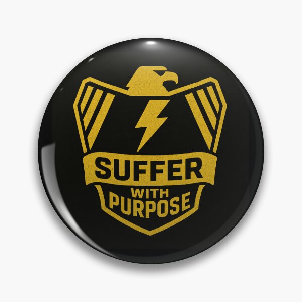 Item preview, Suffer With Purpose — Dark Motivation Design designed and sold by GrindReapers Vault.