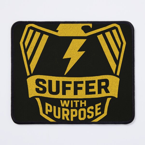 Item preview, Suffer With Purpose — Dark Motivation Design designed and sold by GrindReapers Vault.