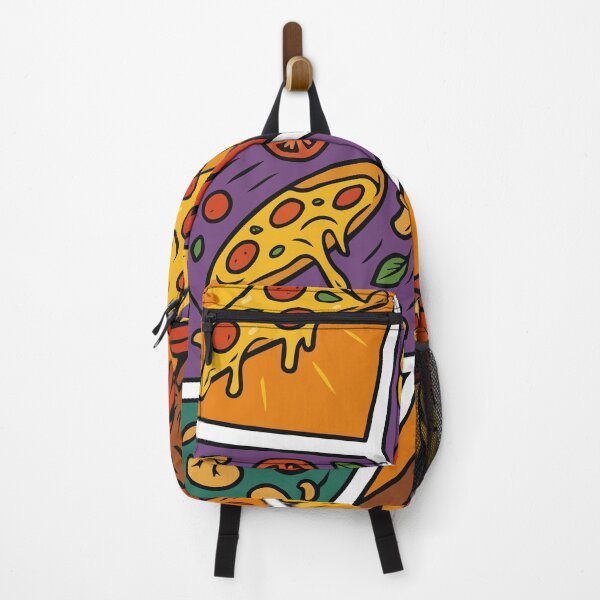 Item preview, Funny Pizza Superhero Comic Illustration designed and sold by VArtInnovation.