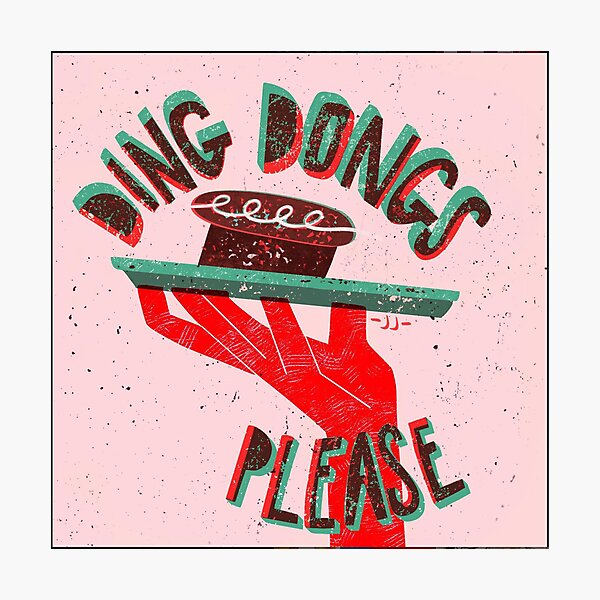 Item preview, Ding Dongs Please designed and sold by JustJaneArt.
