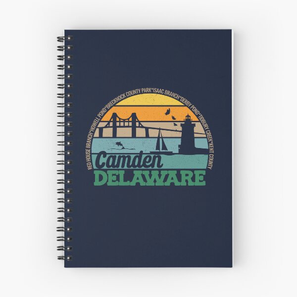 Item preview, Camden Delaware Retro Sunset Local Pride Logo  designed and sold by CRHPOD20.