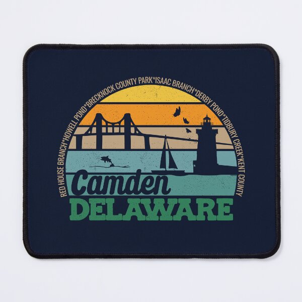 Item preview, Camden Delaware Retro Sunset Local Pride Logo  designed and sold by CRHPOD20.