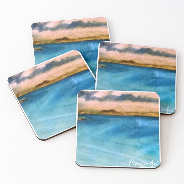 Item preview, Pastel seascape Port Righ, Carradale designed and sold by PipassoArt.
