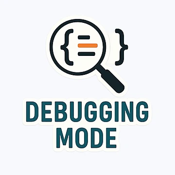 Artwork thumbnail, Debugging Mode Programmer Humor by jgvisualarts