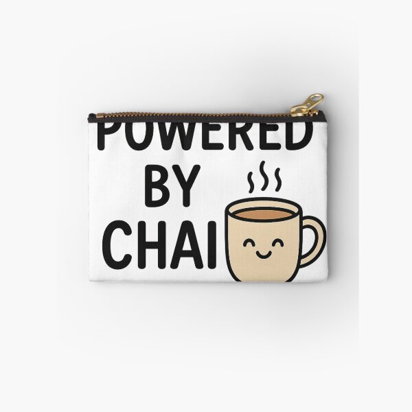 Item preview, Powered by Chai | Funny Relatable Quote Transparent PNG Design designed and sold by ✨ Daily Vibe Studio ✨.