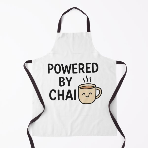 Item preview, Powered by Chai | Funny Relatable Quote Transparent PNG Design designed and sold by ✨ Daily Vibe Studio ✨.