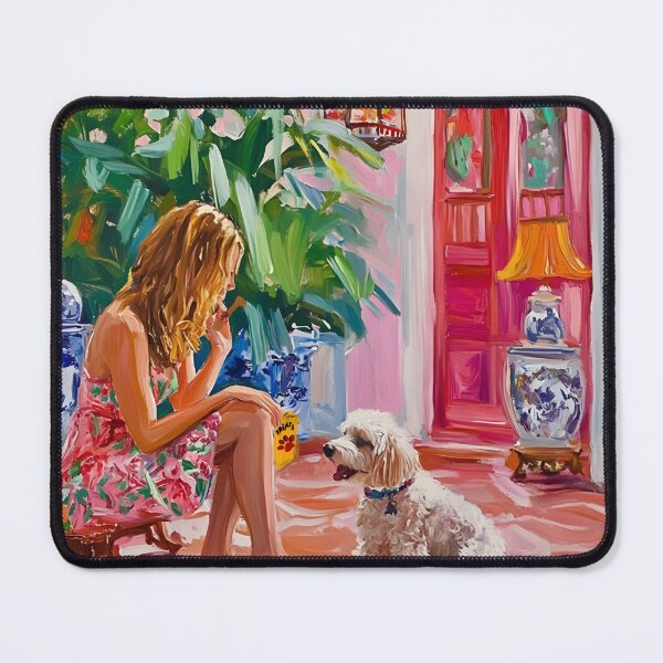 Item preview, Preppy art, Treats for a good boy, whimsical dog art designed and sold by SophieClimaArt.