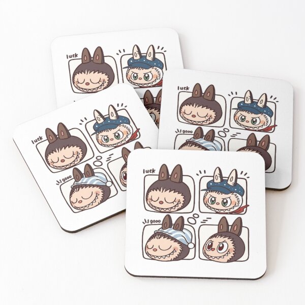 Item preview, Labubu mignon style chibi avec oreilles de labubu (version garçon) designed and sold by MeowLoka ⭐⭐⭐⭐.