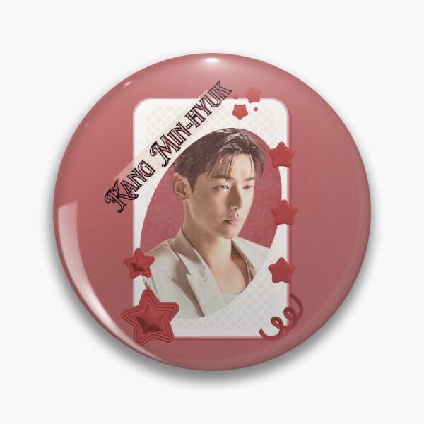 Item preview, Kang Min-hyuk CNBLUE Kpop Group Card Red Aesthetic Collage Design designed and sold by AJUNICE STUDIO.
