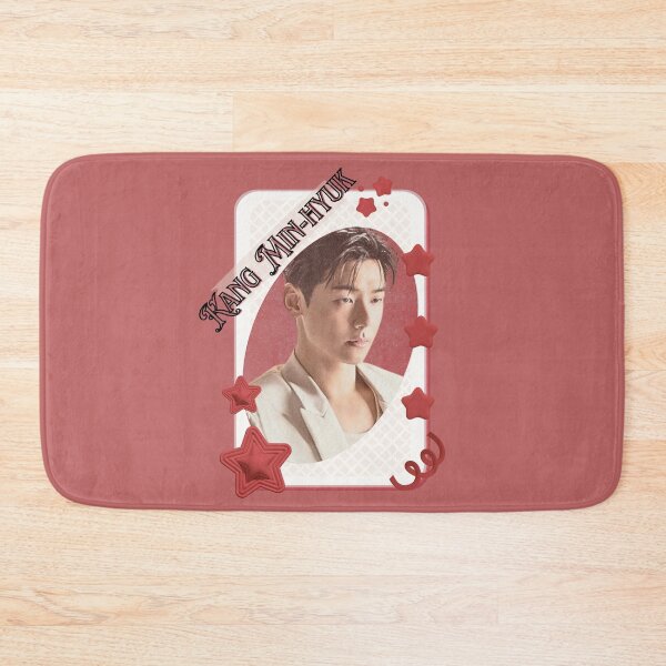 Item preview, Kang Min-hyuk CNBLUE Kpop Group Card Red Aesthetic Collage Design designed and sold by AJUNICE STUDIO.