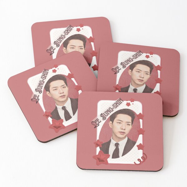 Item preview, Lee Jung-shin CNBLUE Bassist Kpop Group Card Red Aesthetic Collage Design designed and sold by AJUNICE STUDIO.