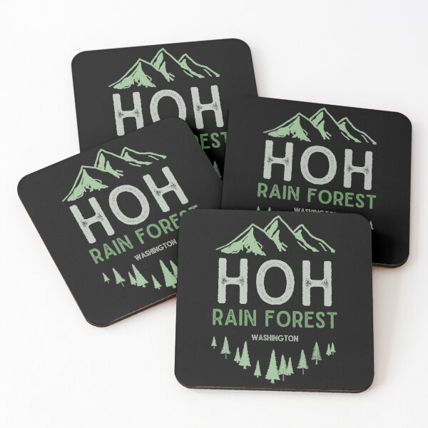 Item preview, Hoh Rain Forest Washington Olympic National Park Retro designed and sold by boatngsxzx.