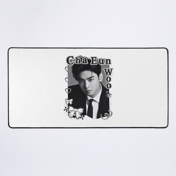 Item preview, Cha Eun-woo (차은우)  Korean Actor Black and White Collage Digital Art Portrait designed and sold by AJUNICE STUDIO.