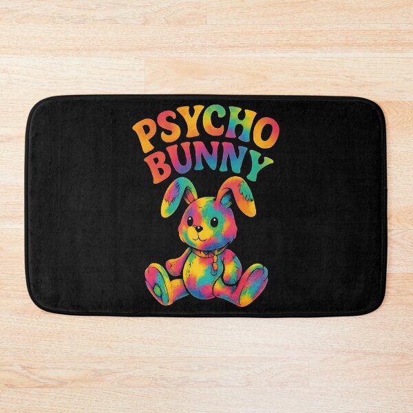 Item preview, Psycho Bunny – Psychedelic Patchwork Plush Rabbit designed and sold by VALQUIRIAMX.