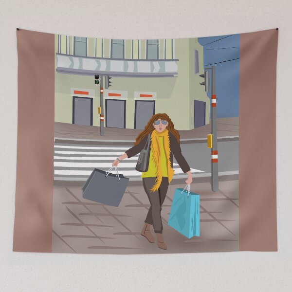 Item preview, Shopping in Vienna designed and sold by Julia's Print Studio .