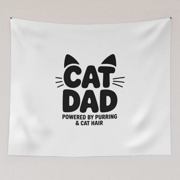 Item preview, Cat Dad, Powered by Purring designed and sold by Enea Kelo.