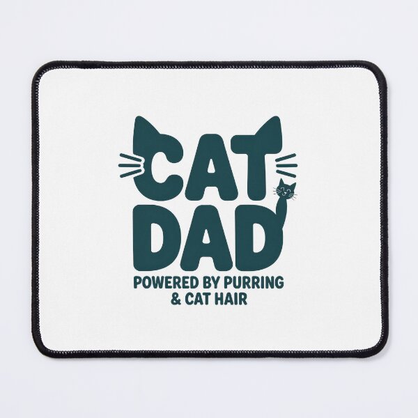 Item preview, Cat Dad, Powered by Purring designed and sold by Enea Kelo.
