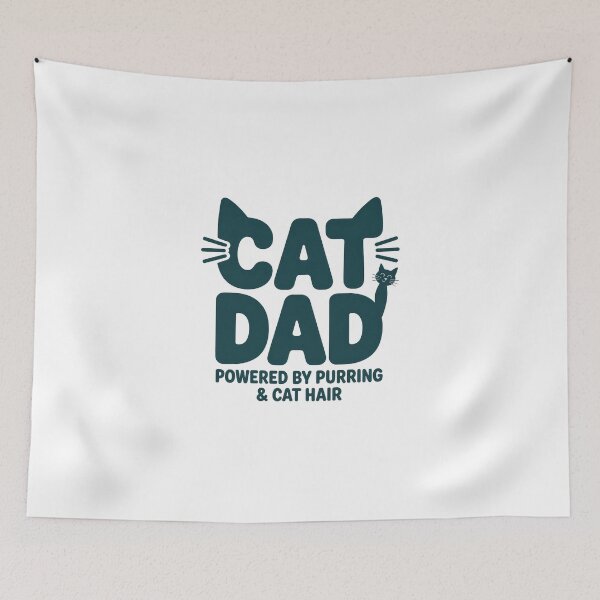 Item preview, Cat Dad, Powered by Purring designed and sold by Enea Kelo.