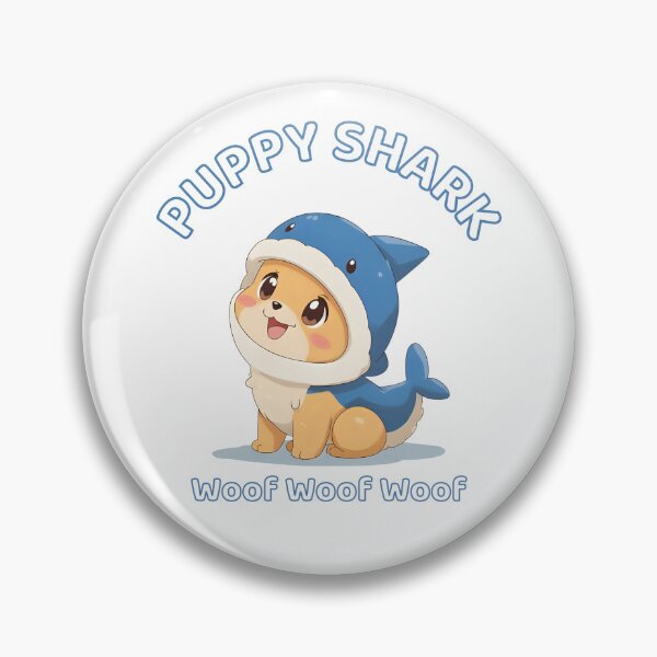 Item preview, Puppy Shark – Woof Woof Woof | Cute Dog in Shark Costume designed and sold by AnnumanTees.