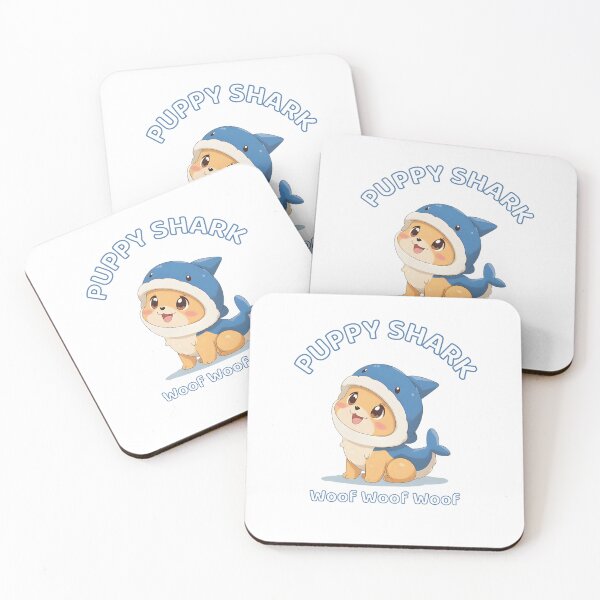 Item preview, Puppy Shark – Woof Woof Woof | Cute Dog in Shark Costume designed and sold by AnnumanTees.