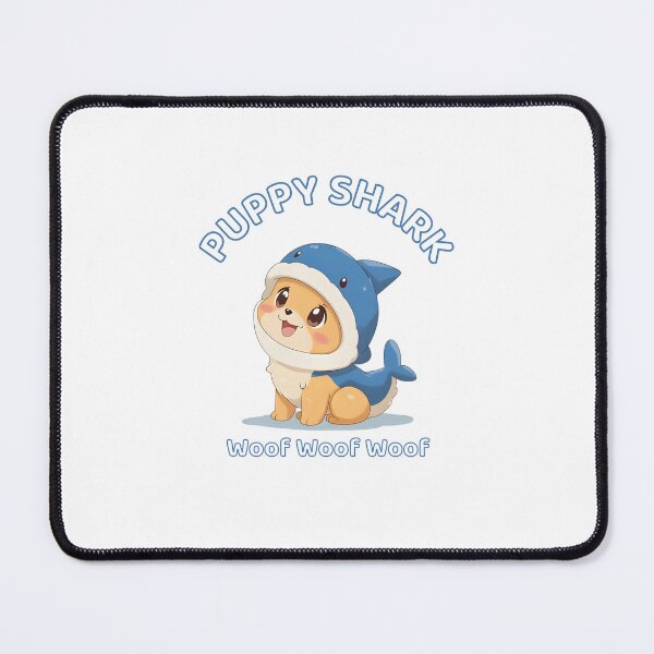 Item preview, Puppy Shark – Woof Woof Woof | Cute Dog in Shark Costume designed and sold by AnnumanTees.