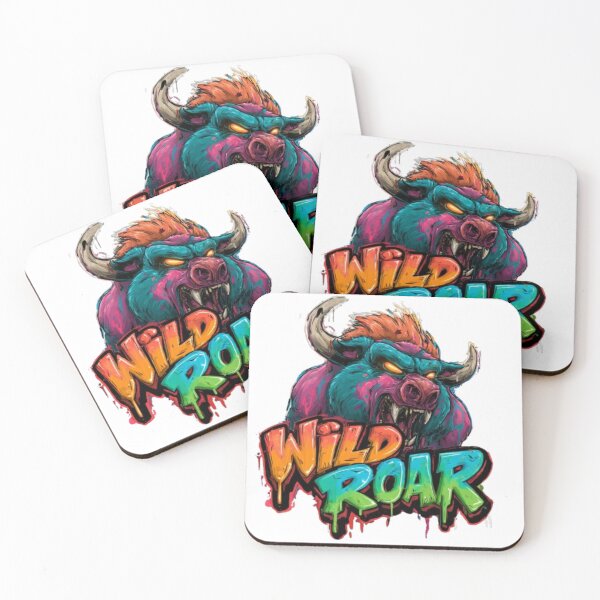 Artikelvorschau, Wild Roar Bull – Graffiti Street Art Design entworfen und verkauft von AlexLineArt.