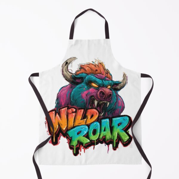 Item preview, Wild Roar Bull – Graffiti Street Art Design designed and sold by AlexLineArt.
