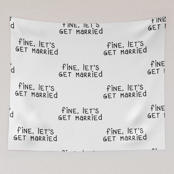 Item preview, Fine, Let’s Get Married - The Beaches designed and sold by jeminamarina.