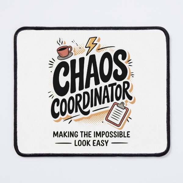 Item preview, The Chaos Coordinator  Making the Impossible Look Easy designed and sold by Enea Kelo.